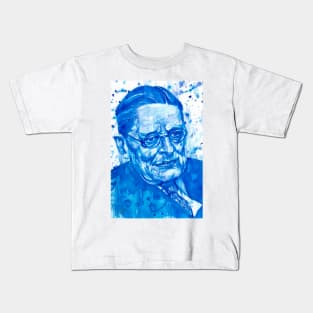 T. S. ELIOT - watercolor portrait .1 Kids T-Shirt